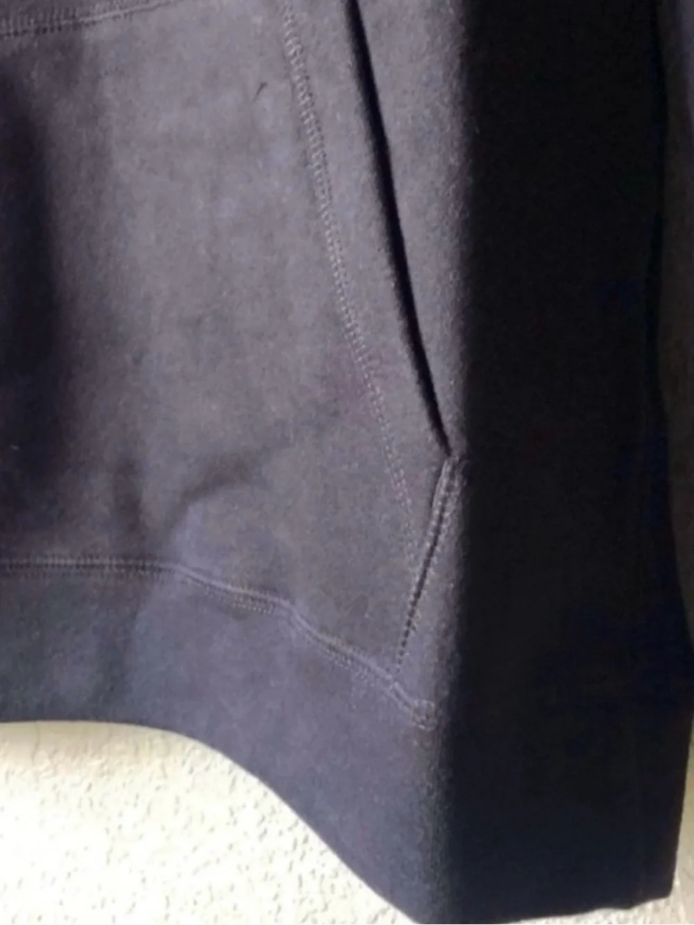 New Tek Gear Hoodie Boys Soft Fleece Black Pull Over Hoodie Top Casual Boys Sz S